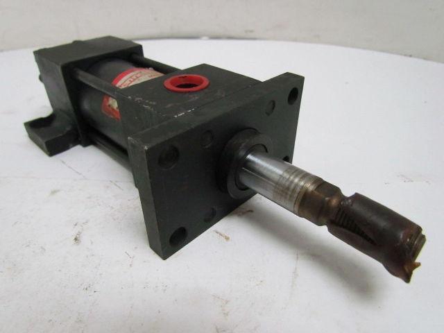 Hennells HA-MDS2/MF1-NC Pneumatic Air Cylinder 1-1/2" Bore 1" Stroke Double Rod