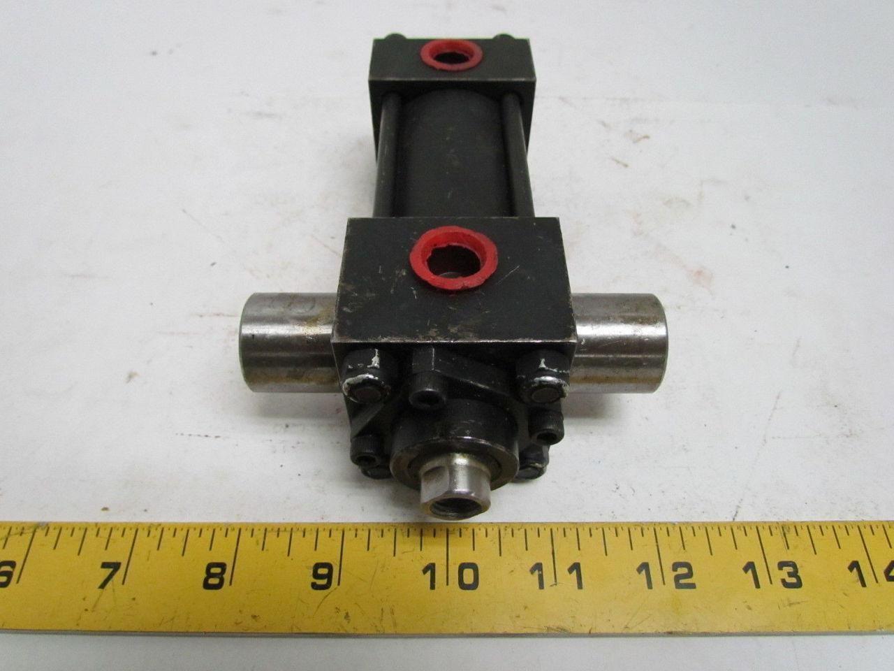 Hennells NC9-MT1-NC Pneumatic Air Cylinder 1-1/2" Bore 1-1/4" Stroke Trunnion