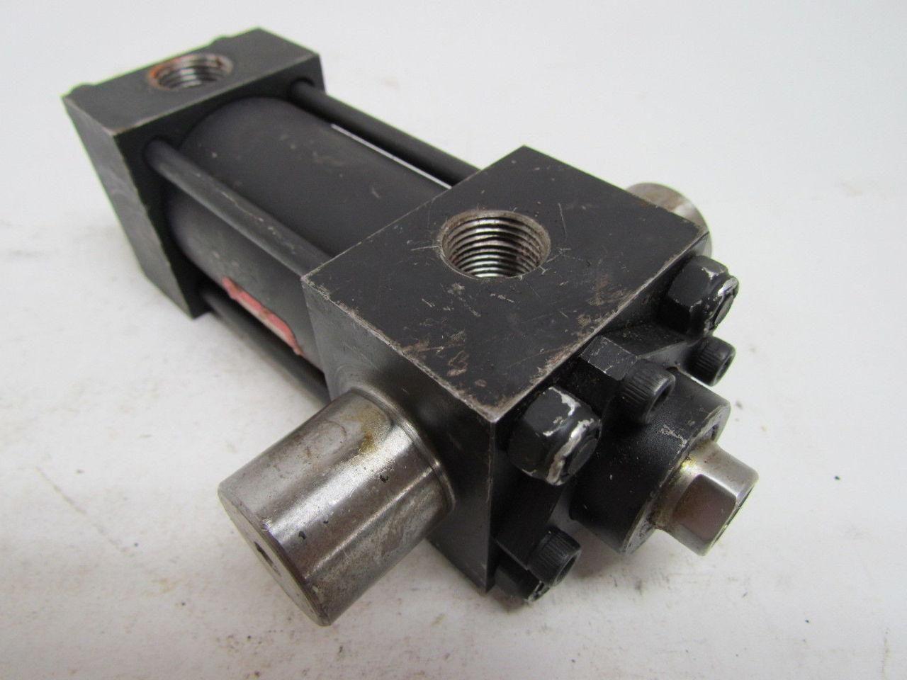 Hennells NC9-MT1-NC Pneumatic Air Cylinder 1-1/2" Bore 1-1/4" Stroke Trunnion