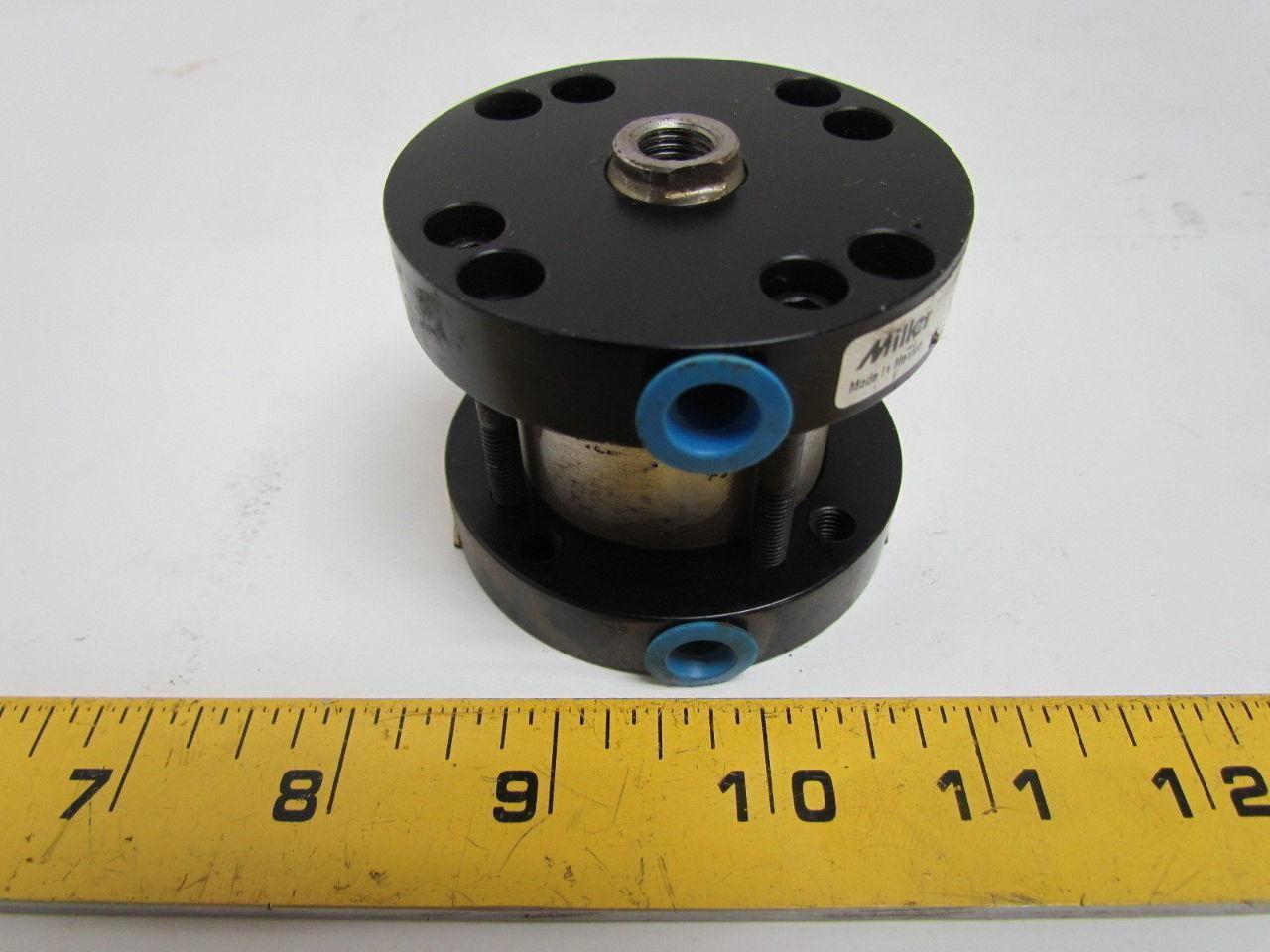 Miller 030-50F-N4N-01.50-1.130N-0 Pneumatic Air Cylinder 1-1/2"Bore 1-1/8"Stroke