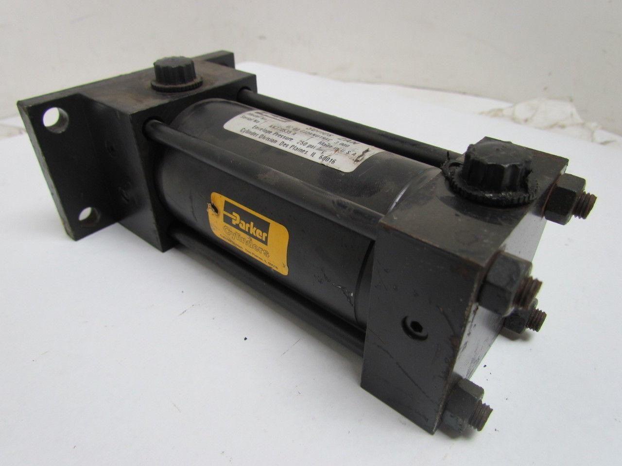 Parker 02.00 CJ2ANU19AC 3.000 Pneumatic Air Cylinder 2" Bore 3" Stroke 250 PSI