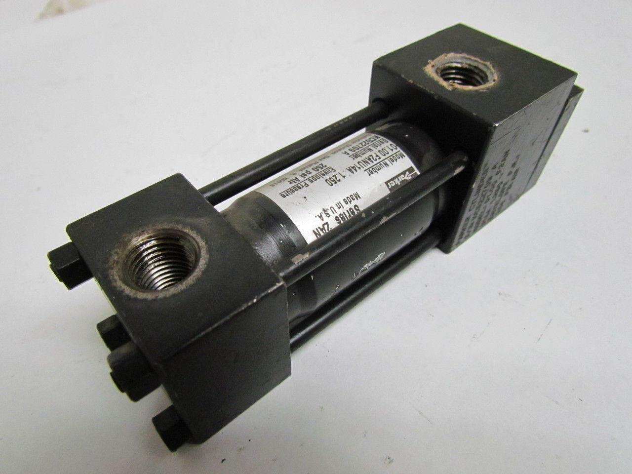 Parker 01.00 F2ANU14A 1.250 Pneumatic Air Cylinder 1" Bore 1-1/4" Stroke 2AN