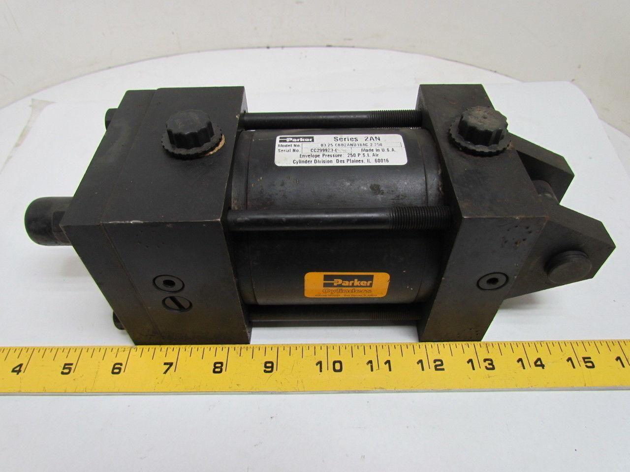 Parker 03.25 CBB2ANU18AC 2.250 Pneumatic Air Cylinder 3-1/4" Bore 2-1/4" 2AN