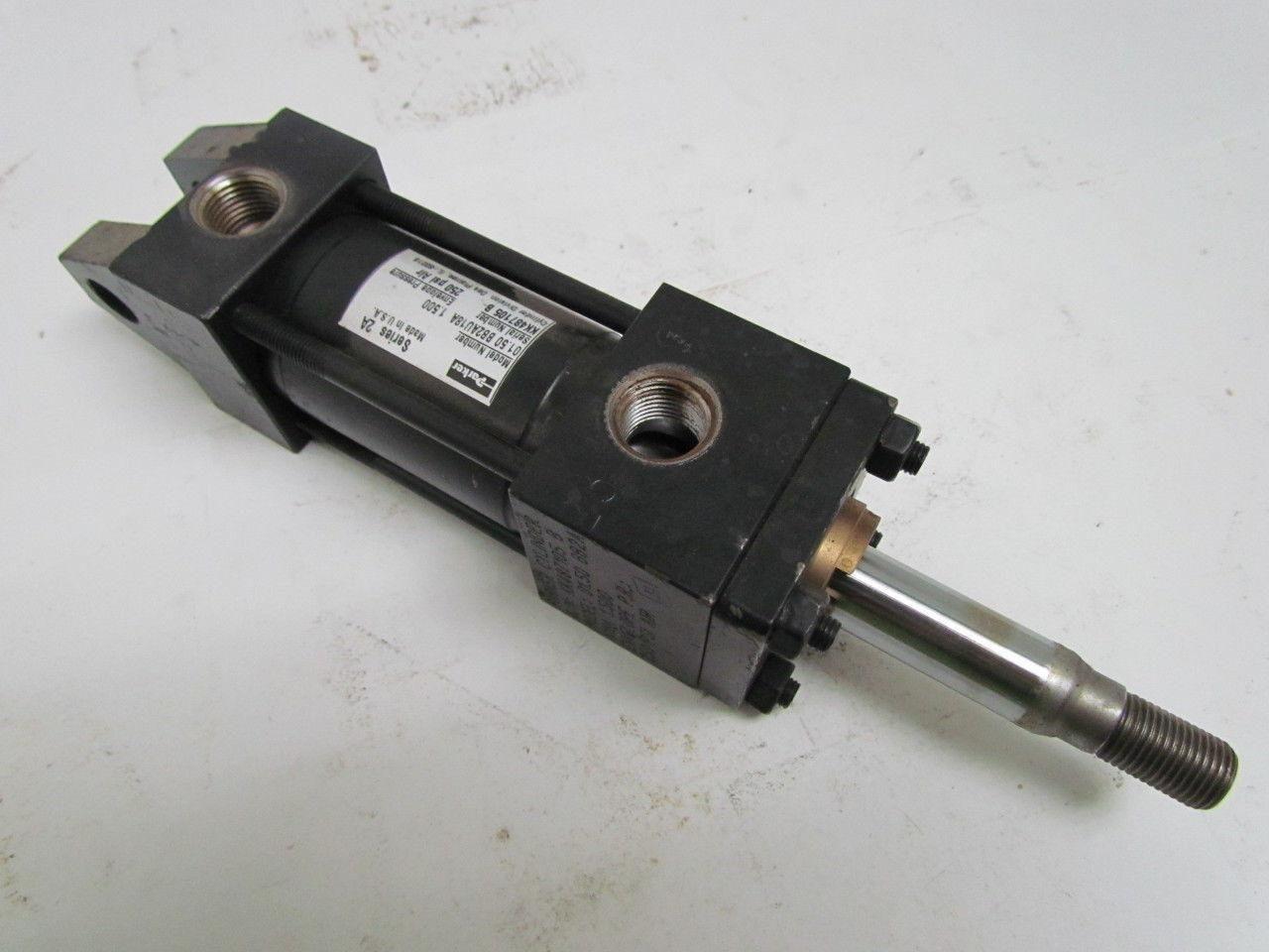 Parker 01.50 BB2AU18A 1.500 Pneumatic Aire Cylinder 1-1/2" Bore 1-1/2" Stroke 2A