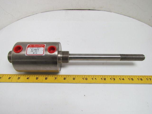 Allenair A 3X1 16H B-146516 Pneumatic Air Cylinder 3"Bore 1-1/2"Stroke Stainless