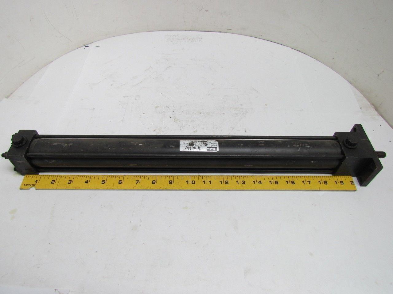 Parker 01.50 CJ2AU14C 17.000 Pneumatic Air Cylinder 1-1/2" Bore 17"stroke 2A Ser