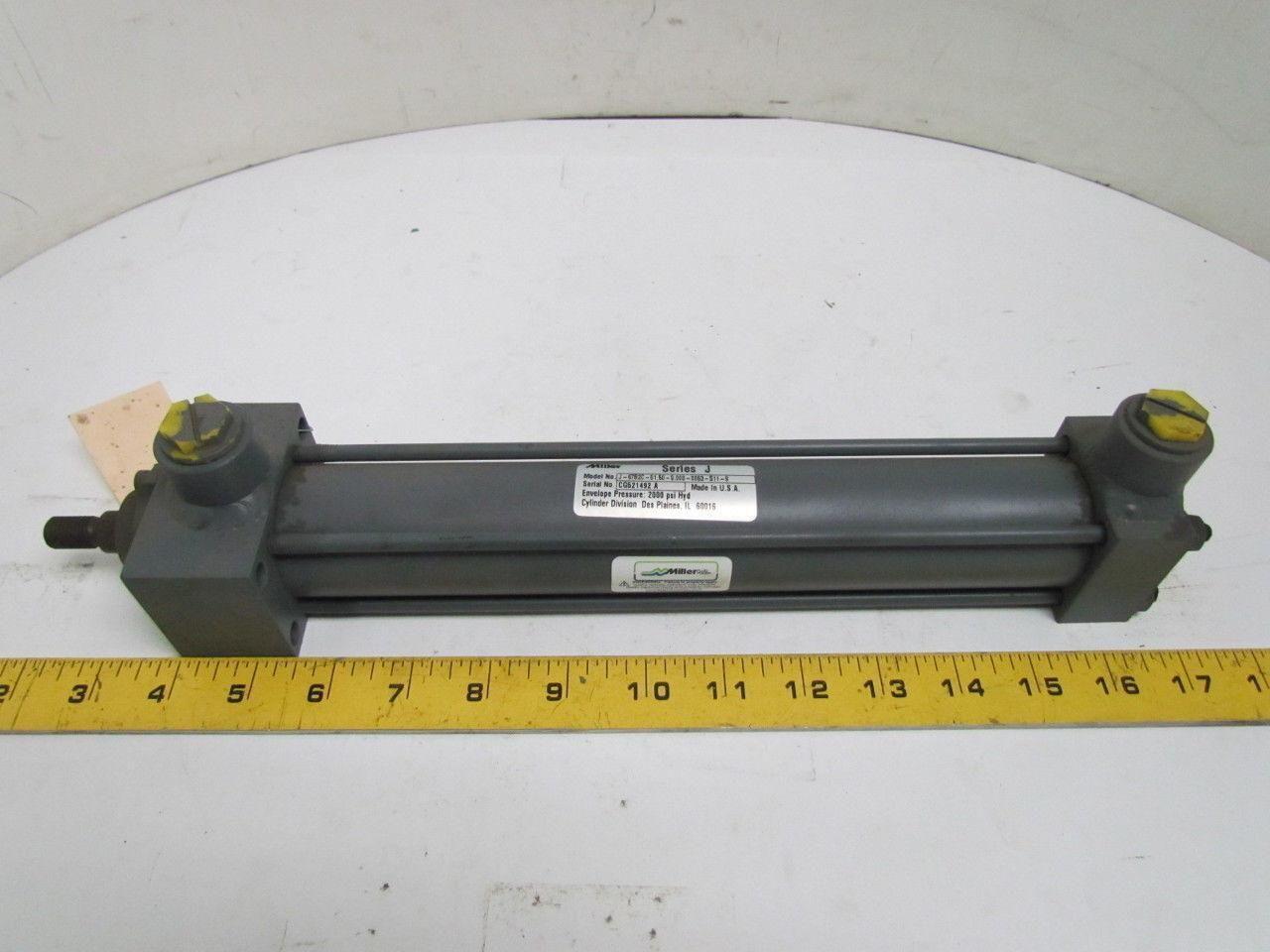Miller J-67B2C-01.50-9.000-0063.S11-9 Hydraulic Cylinder 1-1/2" Bore 9" Stroke