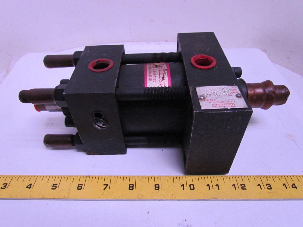 Hennells HD2-MDE5/MX2-BR Hydraulic Cylinder 2-1/2" Bore 1" Stroke Double Rod