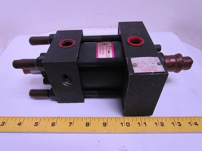 Hennells HD2-MDE5/MX2-BR Hydraulic Cylinder 2-1/2" Bore 1" Stroke Double Rod