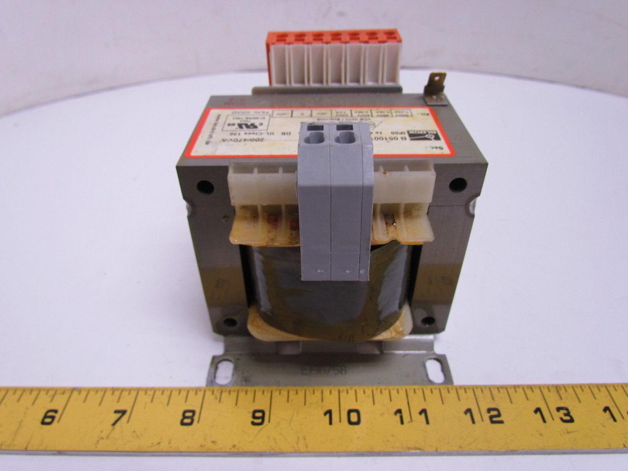 Block B0510011 Transformer 200/470VA Pri 520/460/400/220V Sec 11.8V 17A