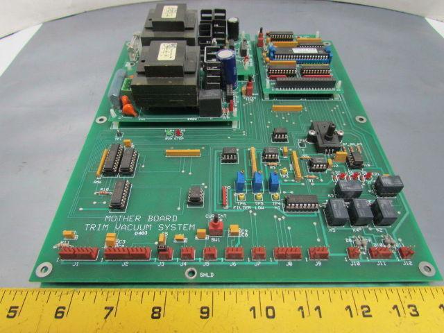 Bell & Howell TW 200 PCB# 117-11067 Trim Winder Vacuum Roll System Mother Board