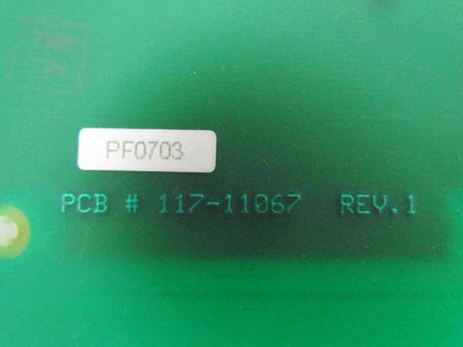 Bell & Howell TW 200 PCB# 117-11067 Trim Winder Vacuum Roll System Mother Board