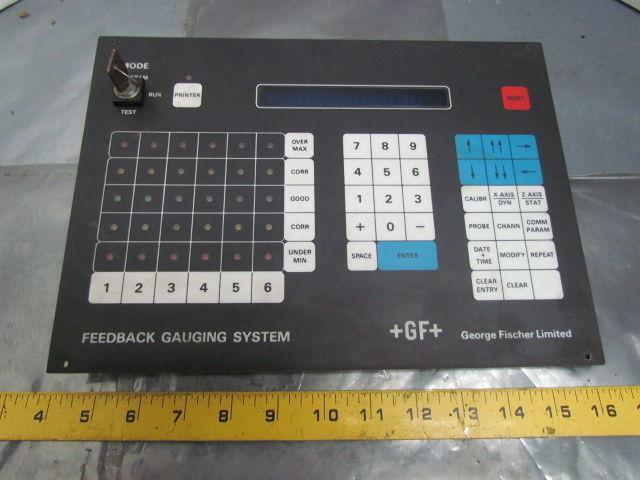729.304.01 R729.050 Feedback Gauging System Keyed Touch Pad Led Control Panel