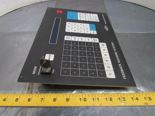 729.304.01 R729.050 Feedback Gauging System Keyed Touch Pad Led Control Panel