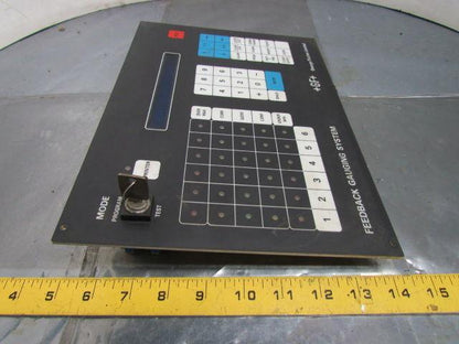 729.304.01 R729.050 Feedback Gauging System Keyed Touch Pad Led Control Panel
