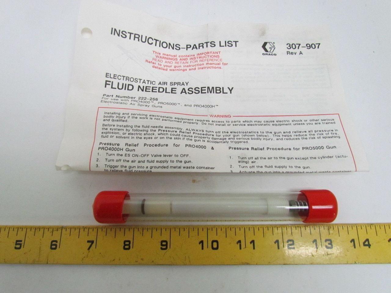 Graco 222-256 Fluid Needle Assembly for PR04000 & PRO5000 & PR04000H Spray Guns