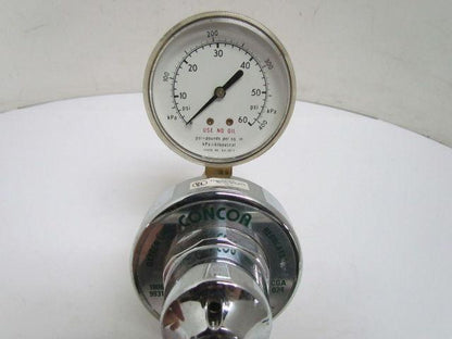 Concoa 1806 9931 Single Stage Station Regulator Oxygen CGA 024 40 PSI NIB