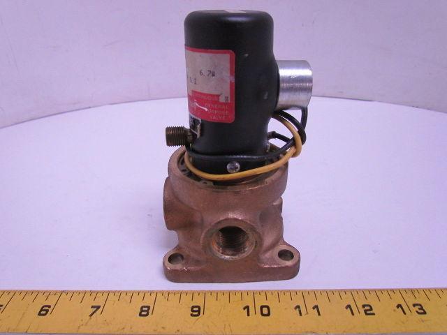 Humphrey 500AE1 3 10 Air Pilot Valve 1/2" NPT 24VDC 0-125 PSI 6.7 Watt