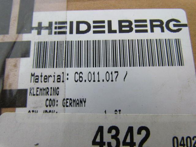Heidelberg C6-011-017 Clamp Ring Printing Press Part