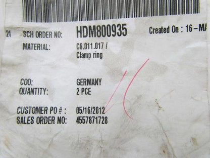 Heidelberg C6-011-017 Clamp Ring Printing Press Part