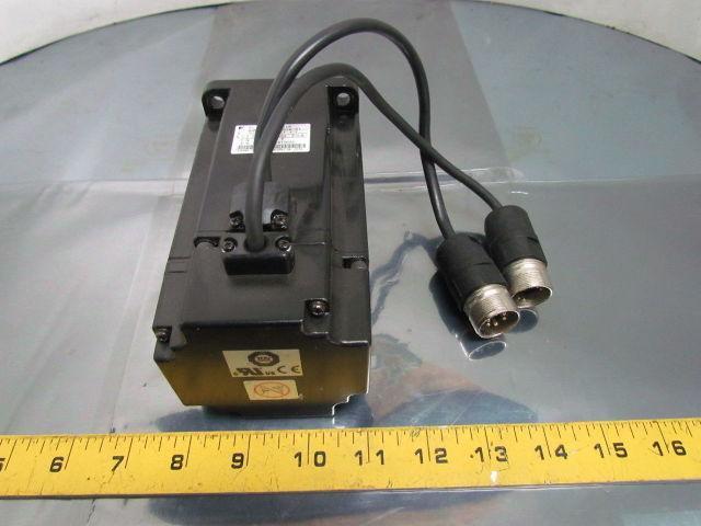Omron BG3D6302H8 Sigma II AC Servo Motor w/13 Bit Incremental Encoder 230 Volt