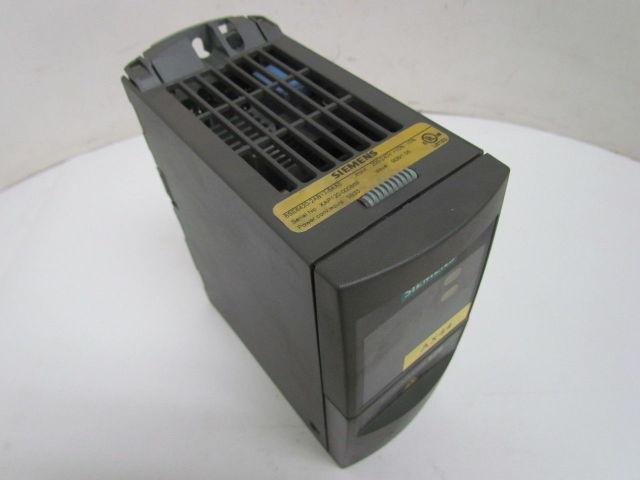 Siemens 6SE6420-2AB17-5AA0 Micromaster 420 VFD Drive Unit 240VAC 1Ph 0.75KW