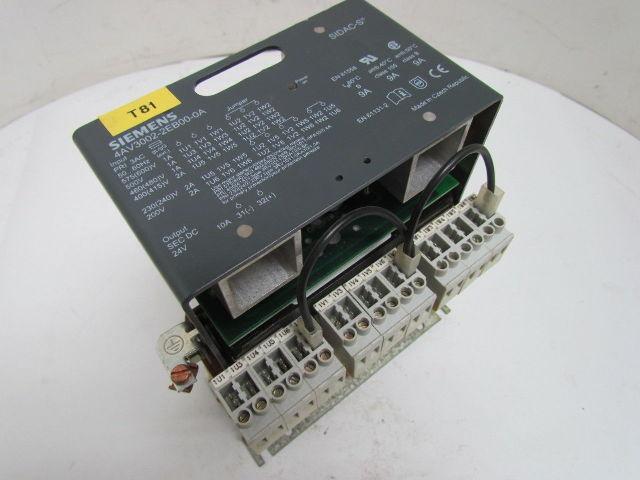 Siemens 4AV3002-2EB00-0A Power Supply 3 Phase 200-600VAC 24VDC 10 Amp SIDAC-S