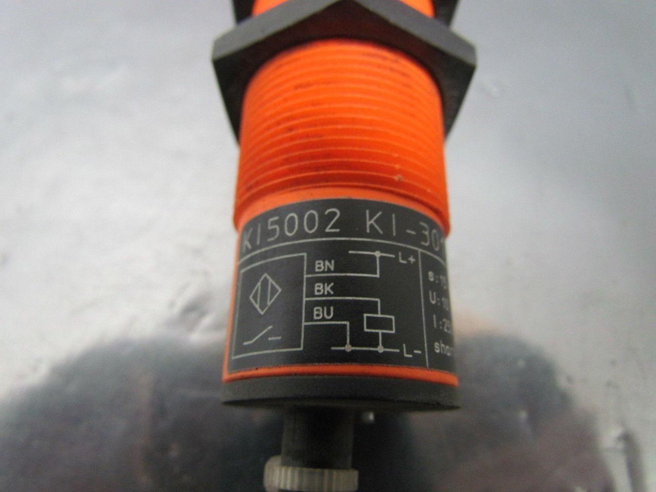 IFM Efector KI5002 KI-3015-BPKG/NI Capacitive Sensor 10-36VDC M30x1.5