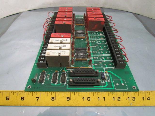 Electro Cam PS-4100-12-224 Output Circuit Board I/O Rack EC-ODC5 Relay Module