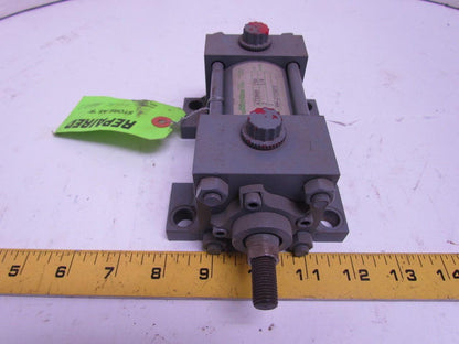 Miller A72B6N Pneumatic Air Cylinder 2" Bore 1" Stroke Series A 250 PSI