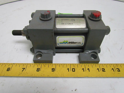 Miller A72B6N Pneumatic Air Cylinder 2" Bore 1" Stroke Series A 250 PSI