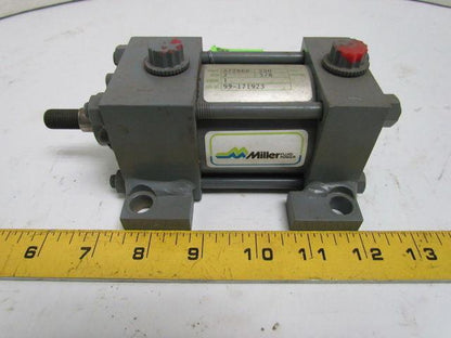 Miller A72B6N Pneumatic Air Cylinder 2" Bore 1" Stroke Series A 250 PSI