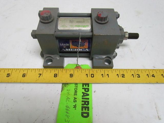 Miller A72B6N Pneumatic Air Cylinder 2" Bore 1" Stroke Series A 250 PSI