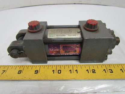 Miller A84B4N Pneumatic Air Cylinder 1-1/2" Bore 1" Stroke Series A 250 PSI