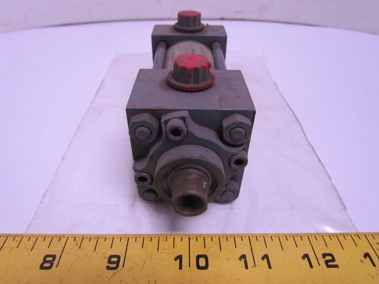 Miller A84B4N Pneumatic Air Cylinder 1-1/2" Bore 1" Stroke Series A 250 PSI