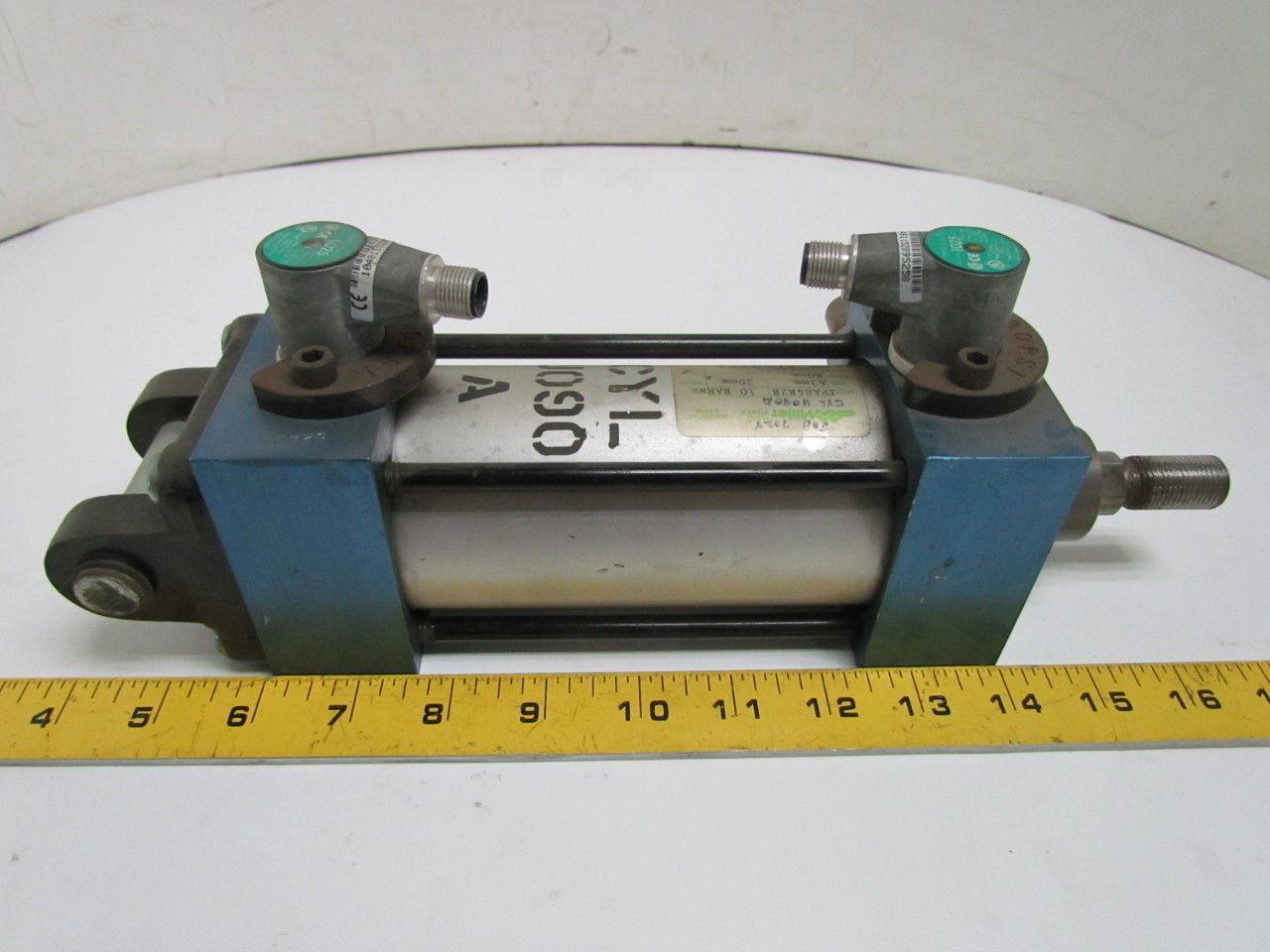 Miller IPA84B2B Pneumatic Air Cylinder 63mm Bore 80mm Stroke w/switches