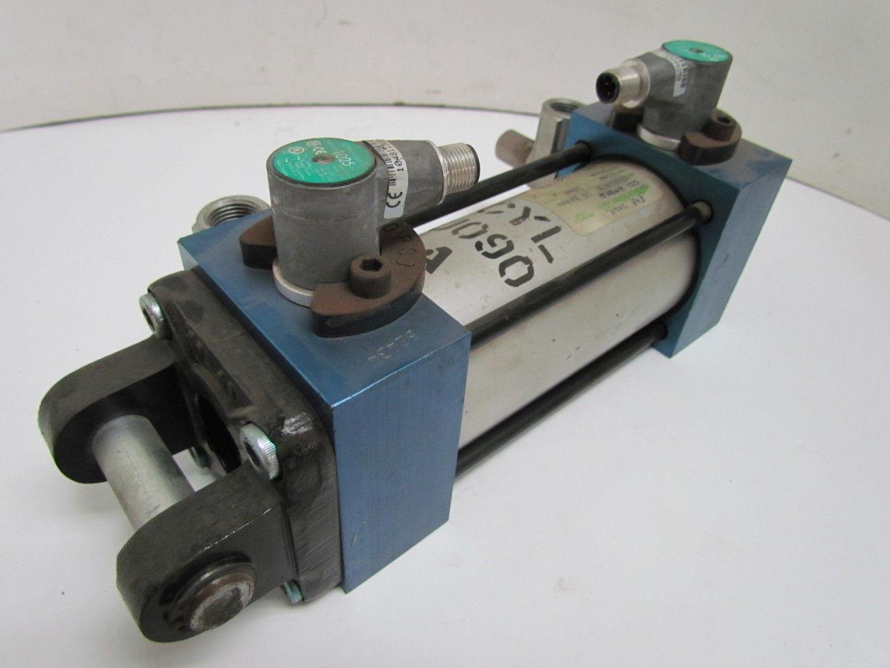 Miller IPA84B2B Pneumatic Air Cylinder 63mm Bore 80mm Stroke w/switches