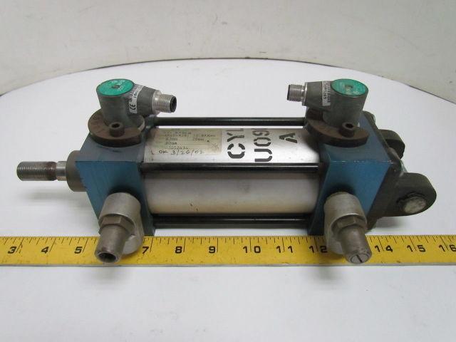 Miller IPA84B2B Pneumatic Air Cylinder 63mm Bore 80mm Stroke w/switches