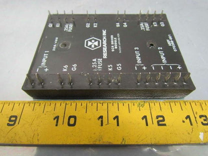 Research Inc 070398-001 3500-0032 SCR Driver Module 208/480V 3 Phase 9.0 664/KG