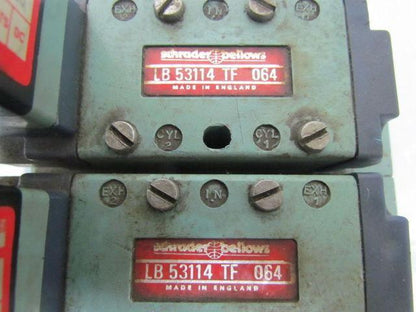 Schrader Bellows LB 53114 TF 064 24VDC Solenoid Valve Assembly w/Manifold Blocks