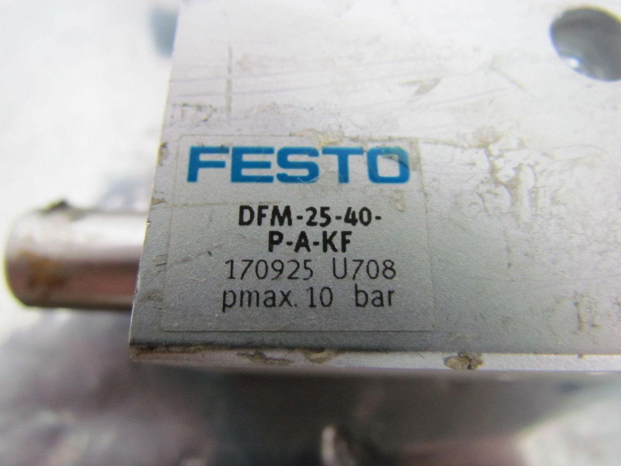Festo Double Acting Pneumatic Guided Drive Cylinder 25mm Bore 40mm Stroke