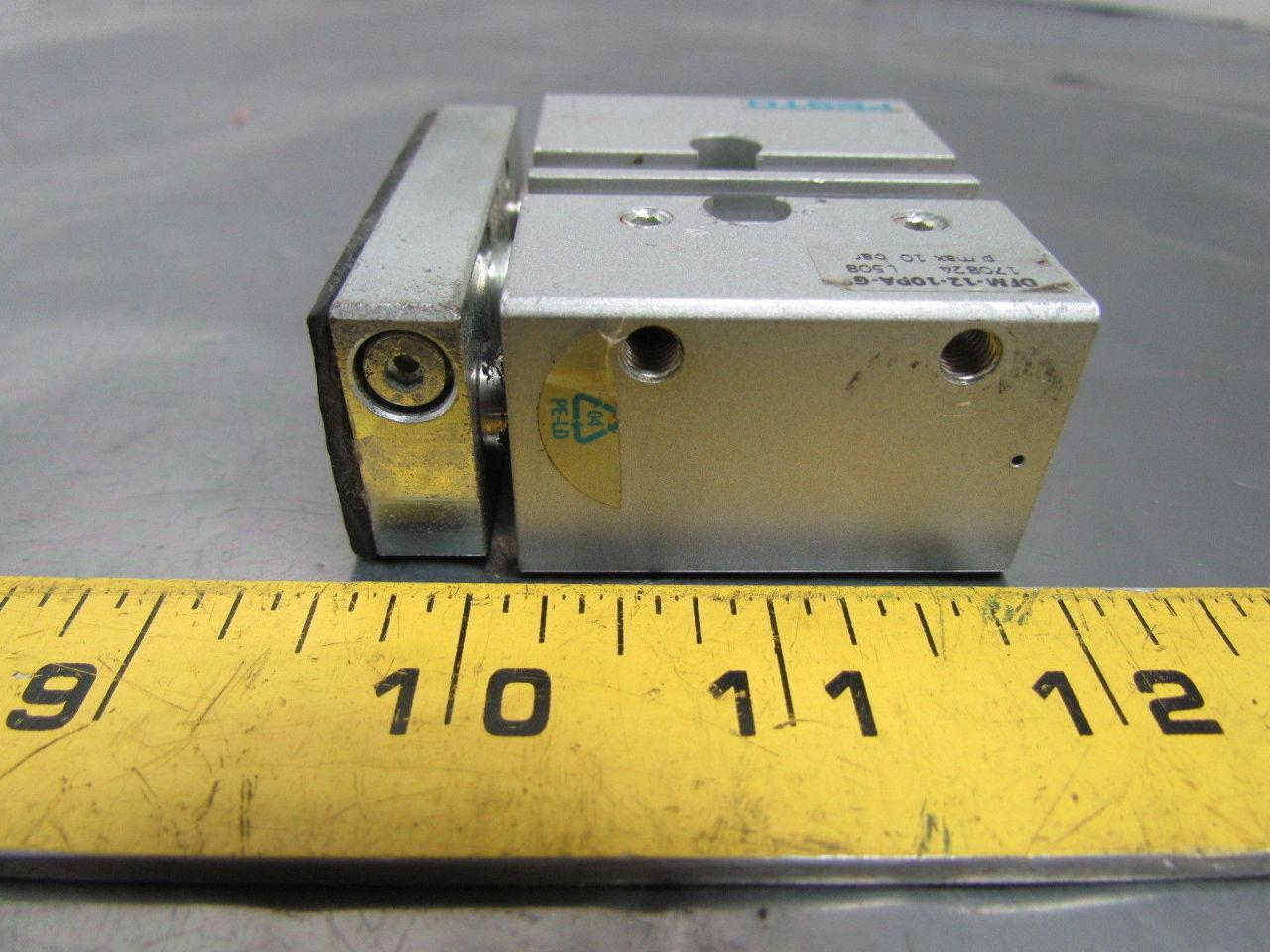 Festo Pneumatic Guided Drive Double Action Air Cylinder 12mm Bore 10mm Stroke