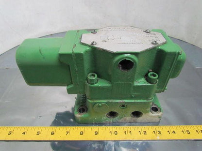 Rexnord 1/2" Hydraulic Directional Valve Subplate 115V Solenoid 3000 PSI 1/2"NPT