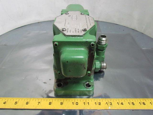 Rexnord 1/2" Hydraulic Directional Valve Subplate 115V Solenoid 3000 PSI 1/2"NPT