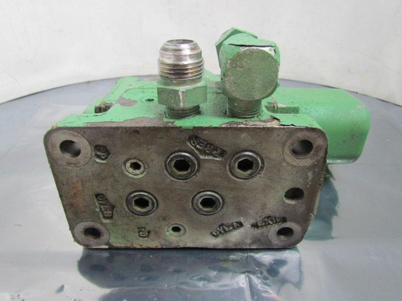 Rexnord 1/2" Hydraulic Directional Valve Subplate 115V Solenoid 3000 PSI 1/2"NPT