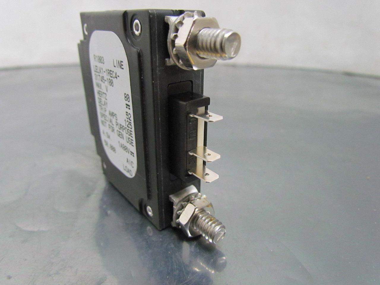 Airpax LELK1-1REC4-31745-100 1A80V Special Purpose Circuit Breaker 100 Amp 80V