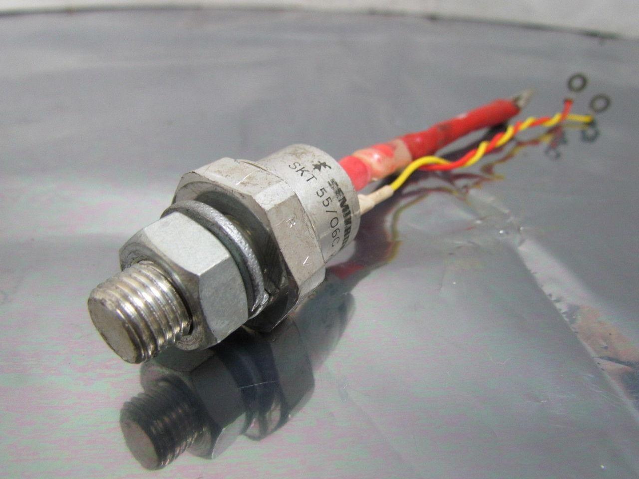Semikron SKT 55/06C K2 330-011-0001 8532U TO-94 Thyristor w/1/2"-20 Stud