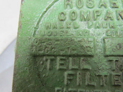 ROSAEN 10-S-149-M-3-CC-1-50 Tell Tale Hydraulic Filter 1" NPT Ports