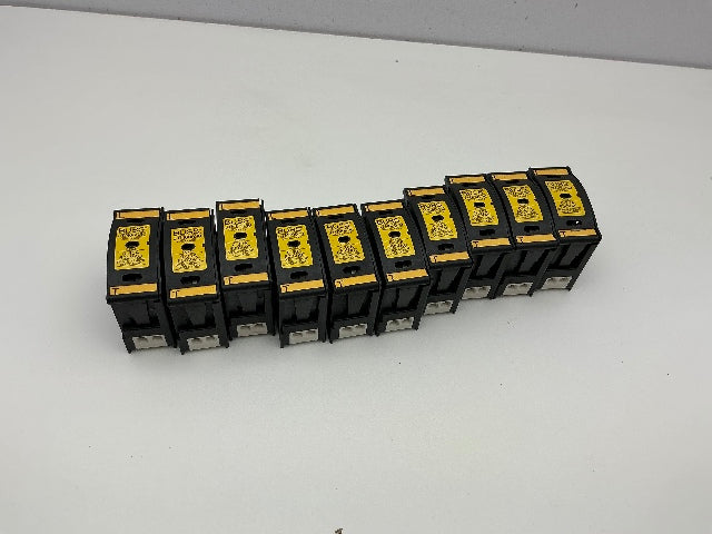 Bussmann JTN60030 Class J Fuse Holders 0-30A 600VAC, Ten-Piece Lot, Like New
