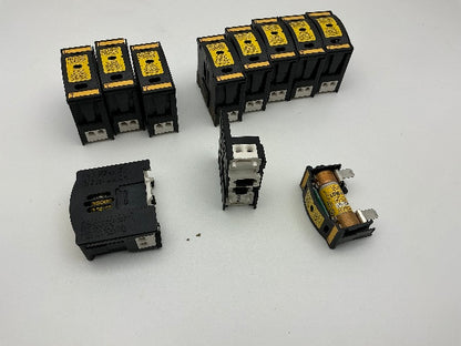 Bussmann JTN60030 Class J Fuse Holders 0-30A 600VAC, Ten-Piece Lot, Like New